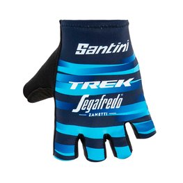 SANTINI guantes de dedos cortos - TREK 2020 LADY - azul/negro