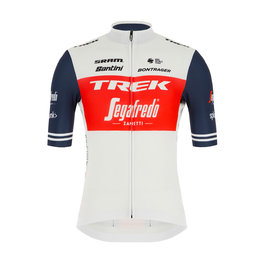 SANTINI jersey de manga corta - TREK SEGAFREDO 2020 - azul/rojo/blanco