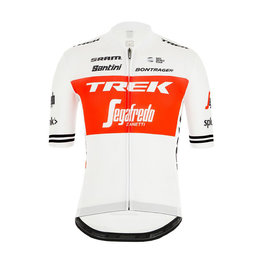 SANTINI jersey de manga corta - TREK 2019 SLEEK99 - blanco/rojo