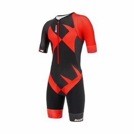 SANTINI monos - X IRONMAN CUPIO - negro/rojo