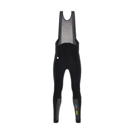 SANTINI pantalones largos con tirantes - UCI RAINBOW 2020 - negro