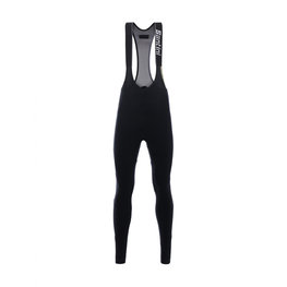 SANTINI pantalones largos con tirantes - UCI RAINBOW WINTER - negro