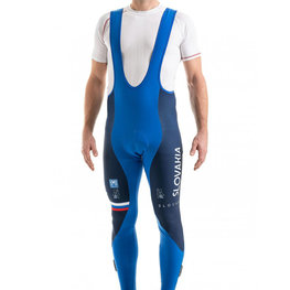 SANTINI pantalones largos con tirantes - TEAM SLOVAKIA WNT'17 - azul