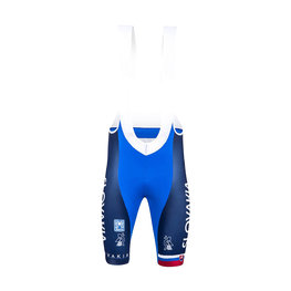 SANTINI pantalones cortos de tirantes - TEAM SLOVAKIA 2016 - blanco/azul