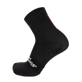 SANTINI calcetines clásicos - UCI RAINBOW - negro