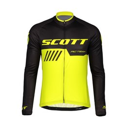 SCOTT maillot de verano de manga larga - RC TEAM 10 SUMMER - amarillo/negro