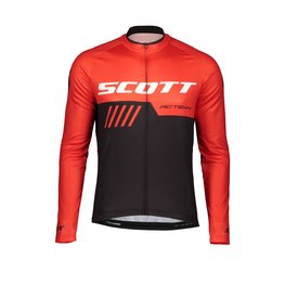 SCOTT maillot de verano de manga larga - RC TEAM 10 SUMMER - rojo/negro