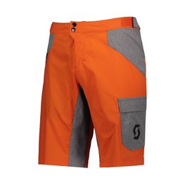 SCOTT pantalones cortos sin tirantes - TRAIL FLOW - naranja/gris
