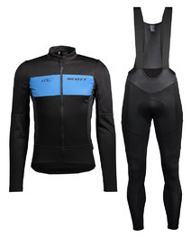 SCOTT chaqueta y pantalón de invierno - RC WARM HYBRID WB - azul/negro