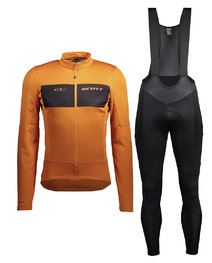 SCOTT chaqueta y pantalón de invierno - RC WARM HYBRID WB - naranja/negro