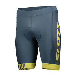 SCOTT pantalones cortos sin tirantes - SCOTT RC TEAM - amarillo/azul