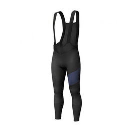 SCOTT pantalones largos con tirantes - RC WARM WB - azul/negro
