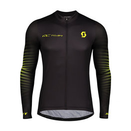 SCOTT maillot de verano de manga larga - RC TEAM 10 SUMMER - negro/amarillo