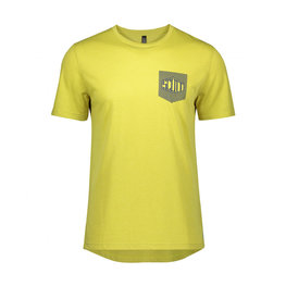 SCOTT Camiseta de manga corta - TRAIL FLOW DRI - amarillo