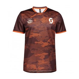 SCOTT jersey de manga corta - TRAIL FLOW - naranja/granate