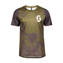 SCOTT jersey de manga corta - TRAIL VERTIC - verde/gris