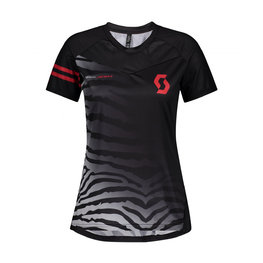 SCOTT jersey de manga corta - TRAIL VERTIC LADY - negro/rosa