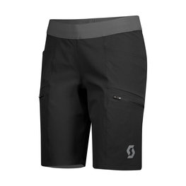 SCOTT pantalones cortos sin tirantes - TRAIL MTN TECH LADY - negro