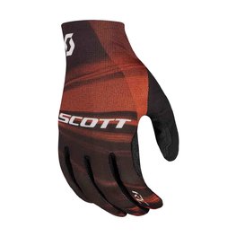 SCOTT guantes de dedos largos - RC PRO LF - blanco/rojo/negro