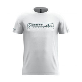 SCOTT Camiseta de manga corta - 10 NO SHORTCUTS - blanco