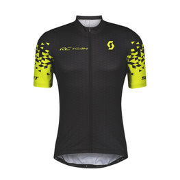 SCOTT jersey de manga corta - RC TEAM 10 - negro/amarillo