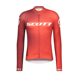 SCOTT maillot de verano de manga larga - RC PRO SUMMER - blanco/rojo