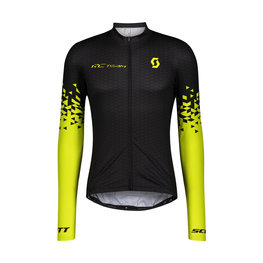 SCOTT maillot de verano de manga larga - RC TEAM 10 SUMMER - negro/amarillo