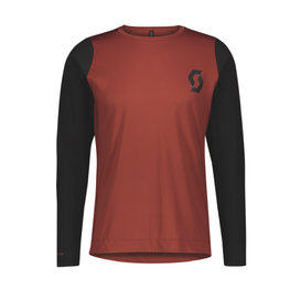 SCOTT maillot de verano de manga larga - TRAIL PROGRESSIVE - rojo/negro