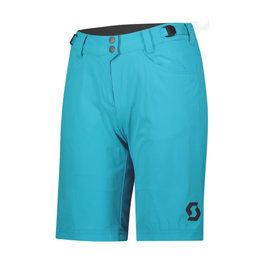 SCOTT pantalones cortos sin tirantes - TRAIL FLOW LADY - azul
