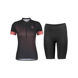 SCOTT maillot corto y pantalón corto - GRAVEL CONTESSA LADY - púrpura/negro