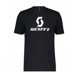 SCOTT Camiseta de manga corta - ICON SS - negro/blanco
