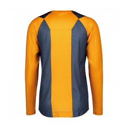 SCOTT maillot de verano de manga larga - TRAIL VERTIC LS - azul/naranja