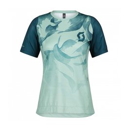 SCOTT jersey de manga corta - TRAIL VERTIC LADY - azul
