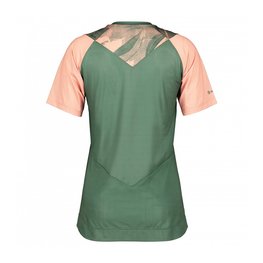 SCOTT jersey de manga corta - TRAIL VERTIC LADY - verde/rosa