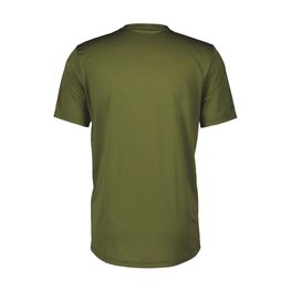 SCOTT jersey de manga corta - TRAIL FLOW ZIP SS - verde