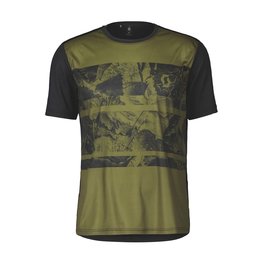 SCOTT jersey de manga corta - TRAIL FLOW SS - verde/negro