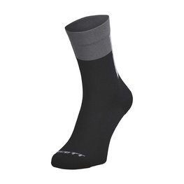 SCOTT calcetines clásicos - BLOCK STRIPE CREW - negro/gris