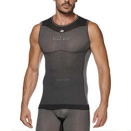 SIX2 camiseta sin mangas - SML BT - negro