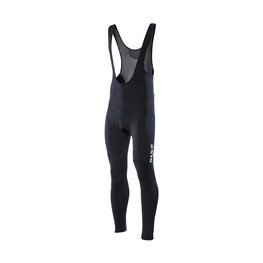 SIX2 pantalones largos con tirantes - SLP WINTER - negro