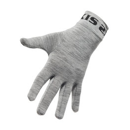 SIX2 guantes de dedos largos - GLX MERINOS - gris