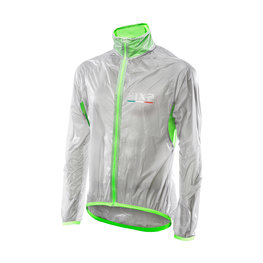 SIX2 chaqueta cortaviento - GHOST - transparente/verde