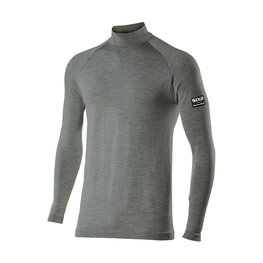SIX2 camiseta de manga larga - TS3 MERINOS - gris
