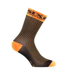 SIX2 calcetines clásicos - COMP SHO - naranja/negro
