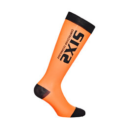 SIX2 medias - RECOVERY - naranja/negro