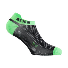 SIX2 calcetines de tobillo - FANT S C - verde/negro