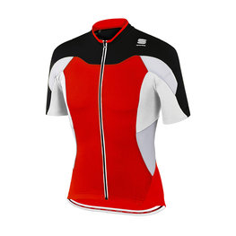 SPORTFUL jersey de manga corta - CRANK - rojo/blanco/negro