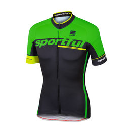 SPORTFUL jersey de manga corta - SC TEAM - negro/verde
