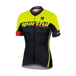 SPORTFUL jersey de manga corta - SC TEAM - negro/amarillo