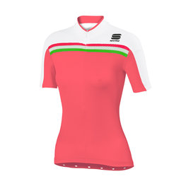 SPORTFUL jersey de manga corta - ALLURE LADY - rosa/blanco