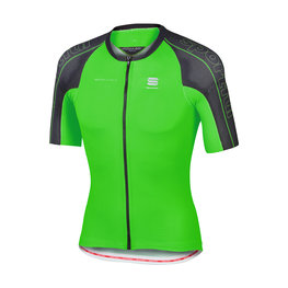 SPORTFUL jersey de manga corta - BODYFIT SPEEDSKIN - verde/negro
